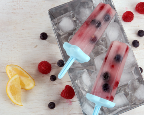 Red, White and Blue Ice Pops